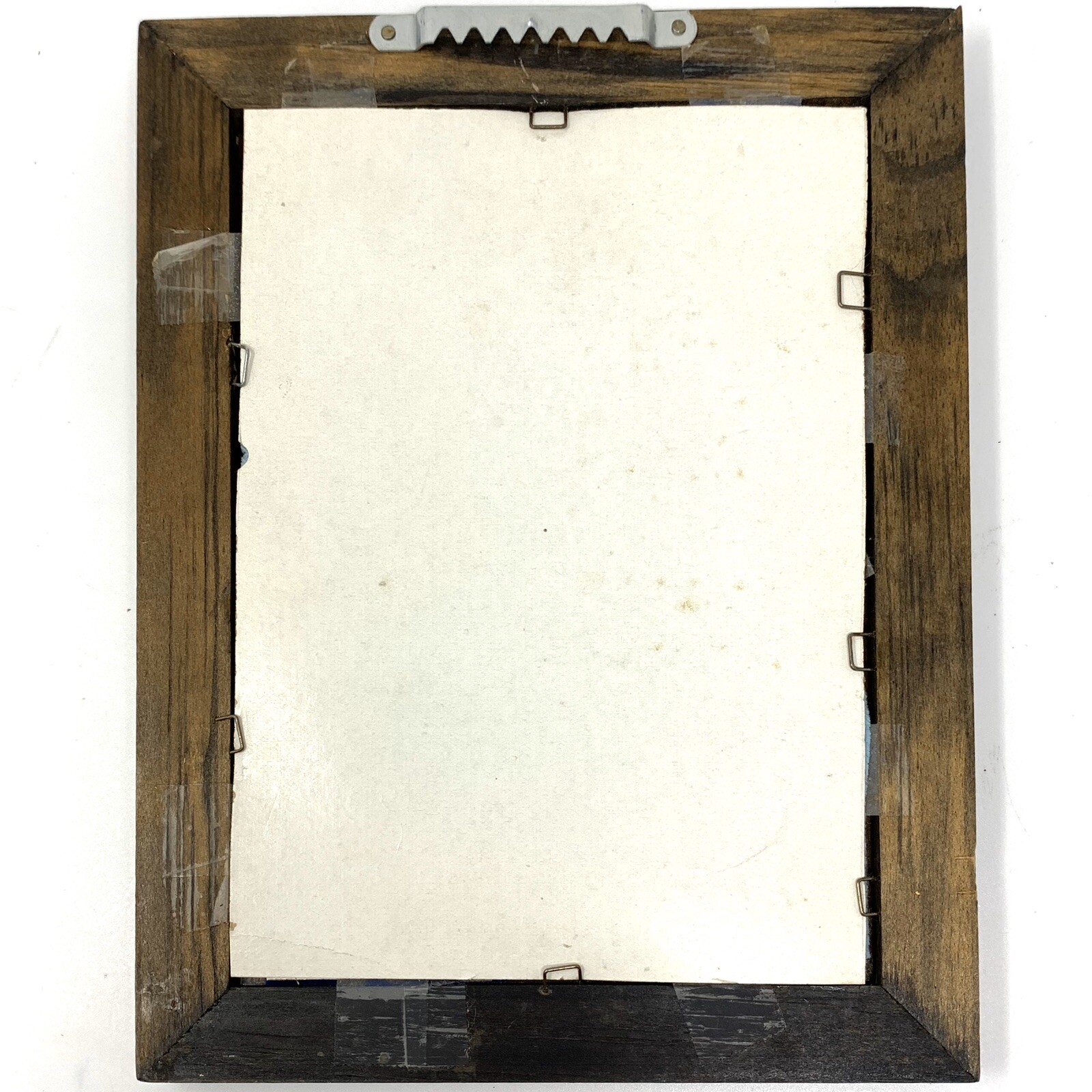 Vtg Handmade Dried Flower Pressed Flower Art Wall Hanging Reclaimed Wood