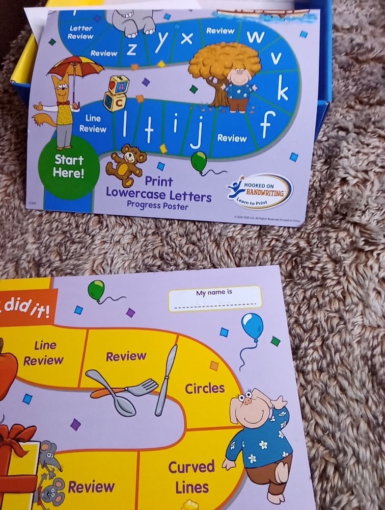 Hooked on Handwriting Learn to Print Upper and Lowercase