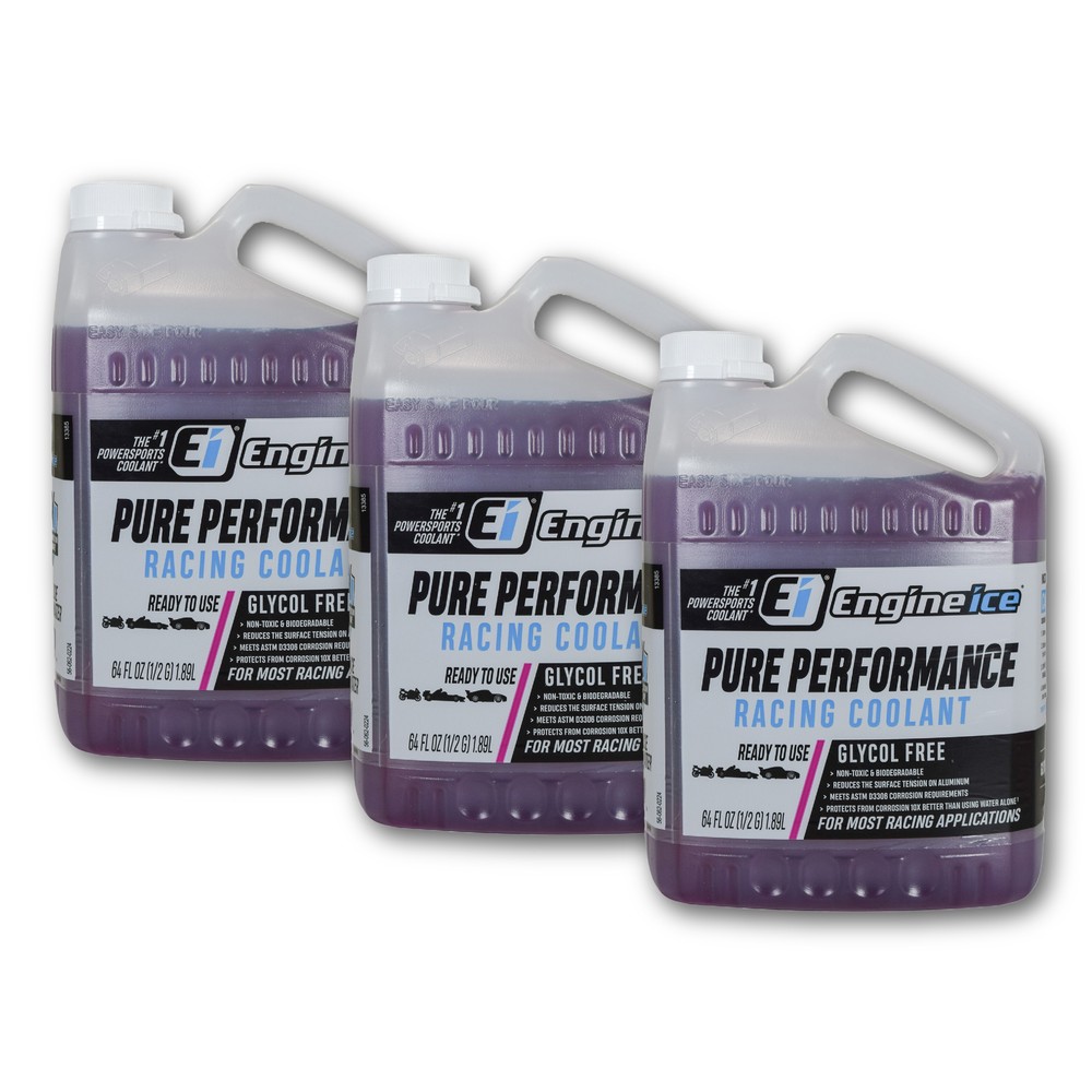 Engine Ice Pure Performance Racing Coolant - 0.5 Gallon  (3 Pack)