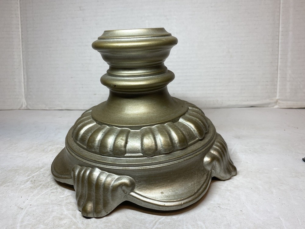 Vintage Metal Footed Lamp Base