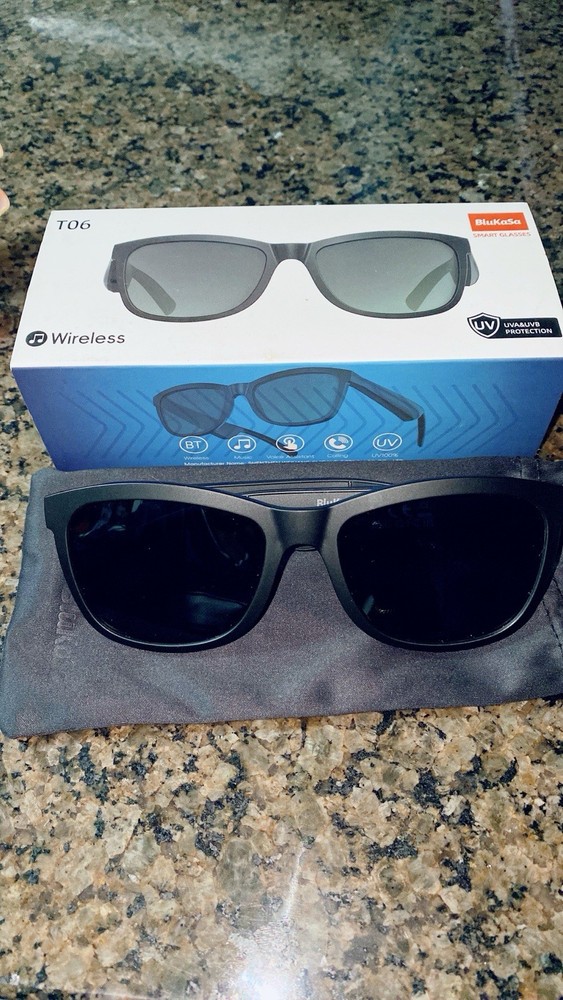 BluKaSa T06 Wireless Smart Glasses Bluetooth USB Smart Features
