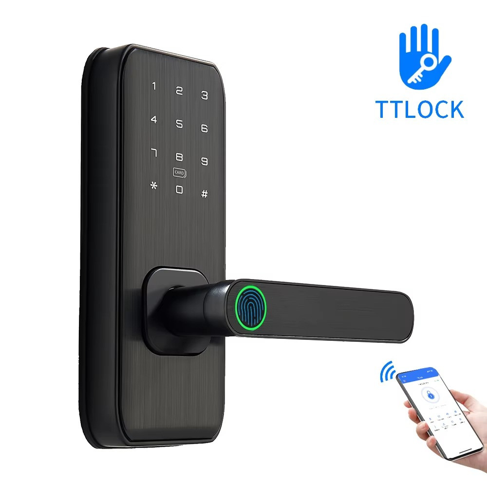 TTLock APP Smart Deadbolt Lock – Fingerprint, Password, RFID & App Control