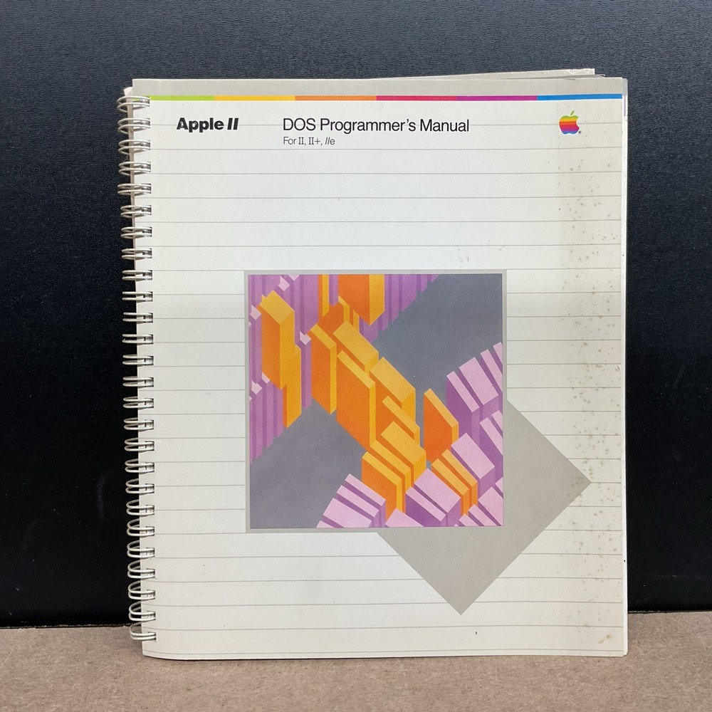 Apple Macintosh DOS Programmers Manual For II II+ IIe Vintage Computing