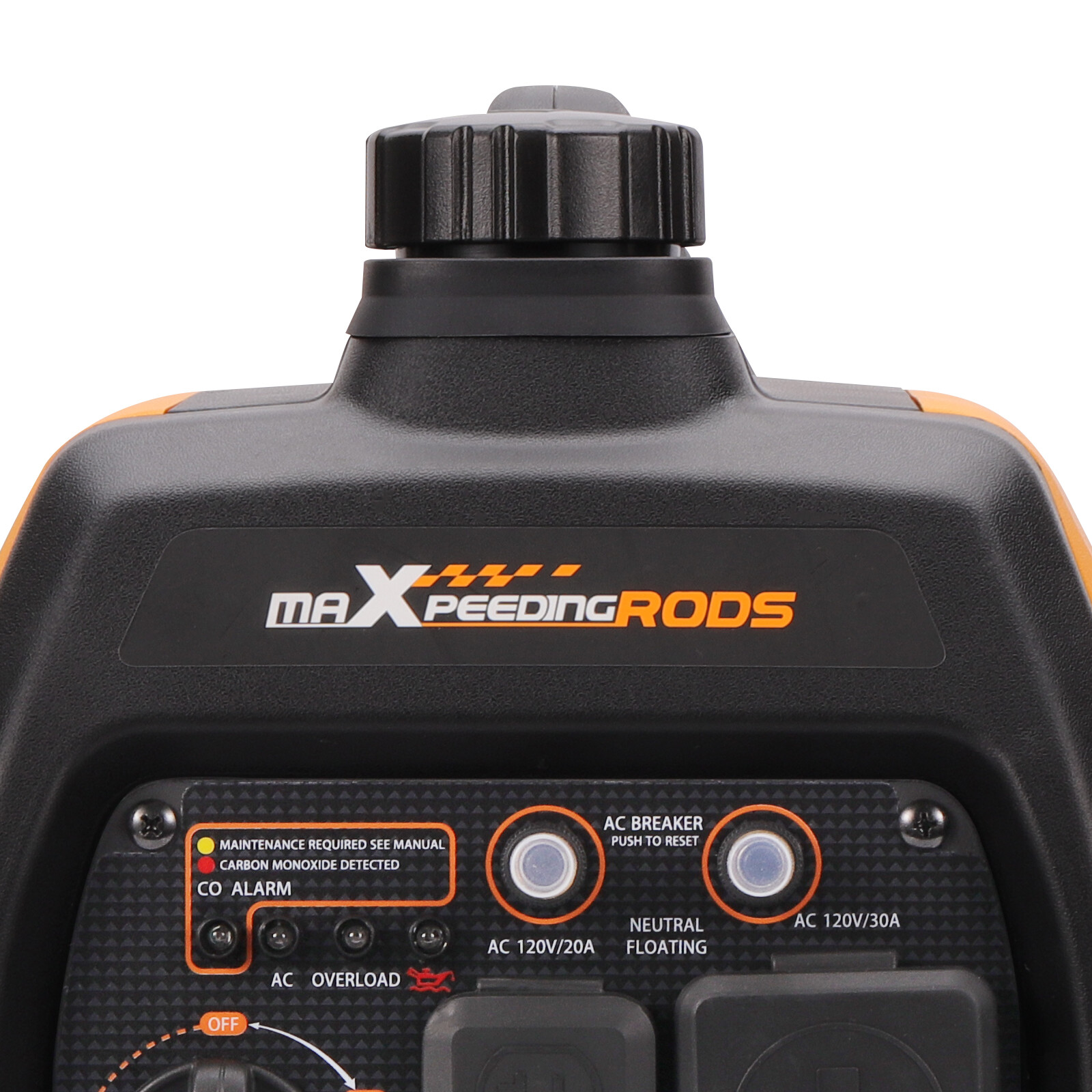 Gas Powered 3500 Watt Portable Inverter Generator Super Quiet 58 dB Home Backup