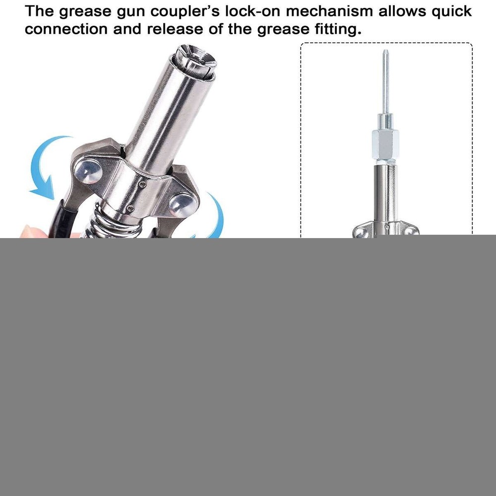 4Pcs Grease Gun Fitting Tool Kit 90 Degree Coupler Adapter Dispenser Needle Tips