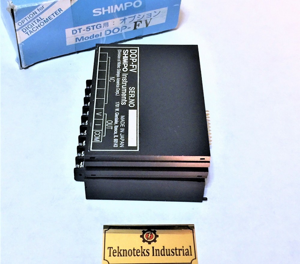 SHIMPO DOP-FV OUTPUT DIGITAL TACHOMETER ANALOG MODULE CONTROL