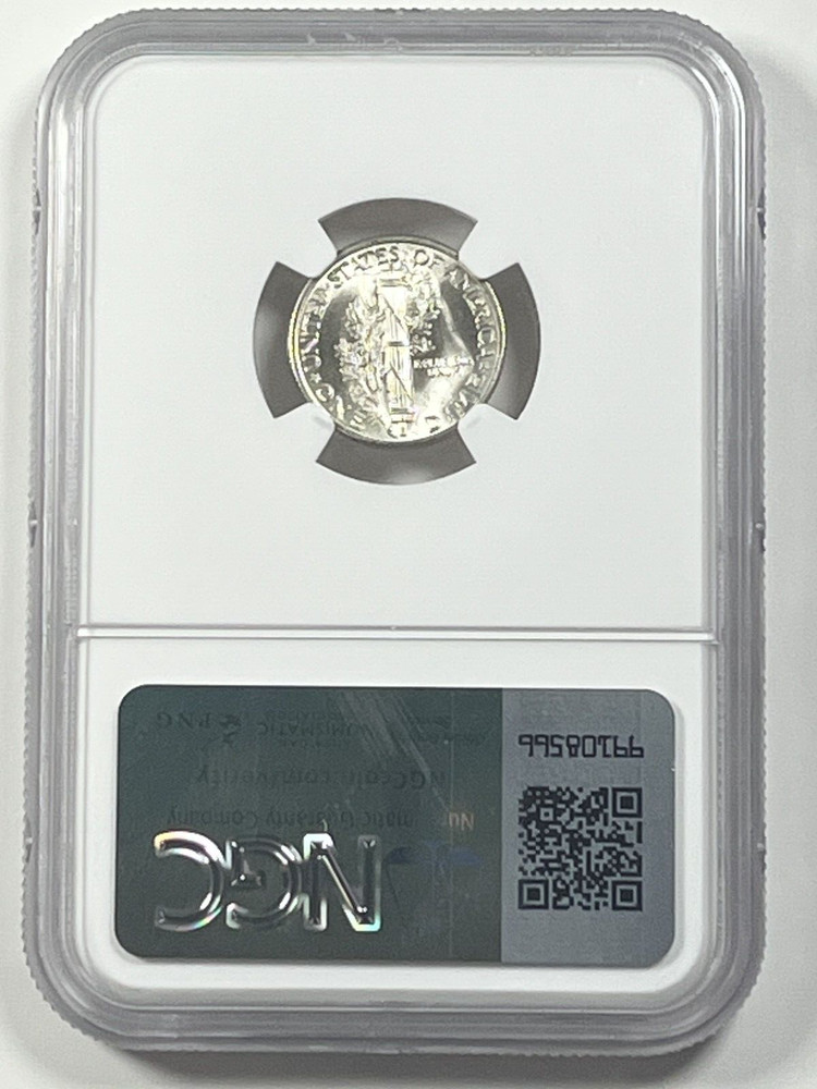 1936 Mercury Dime : NGC MS65FB