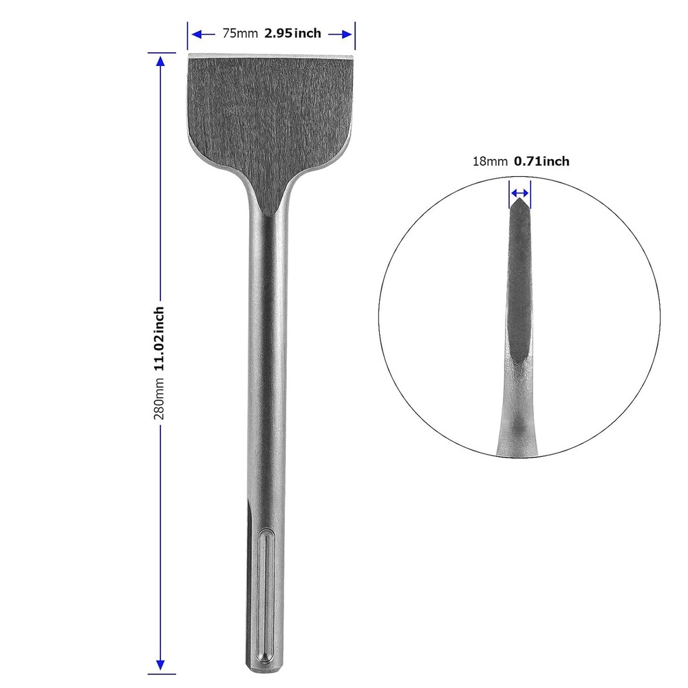 SDS Max Scaling Chisel 3 x 11 Inch