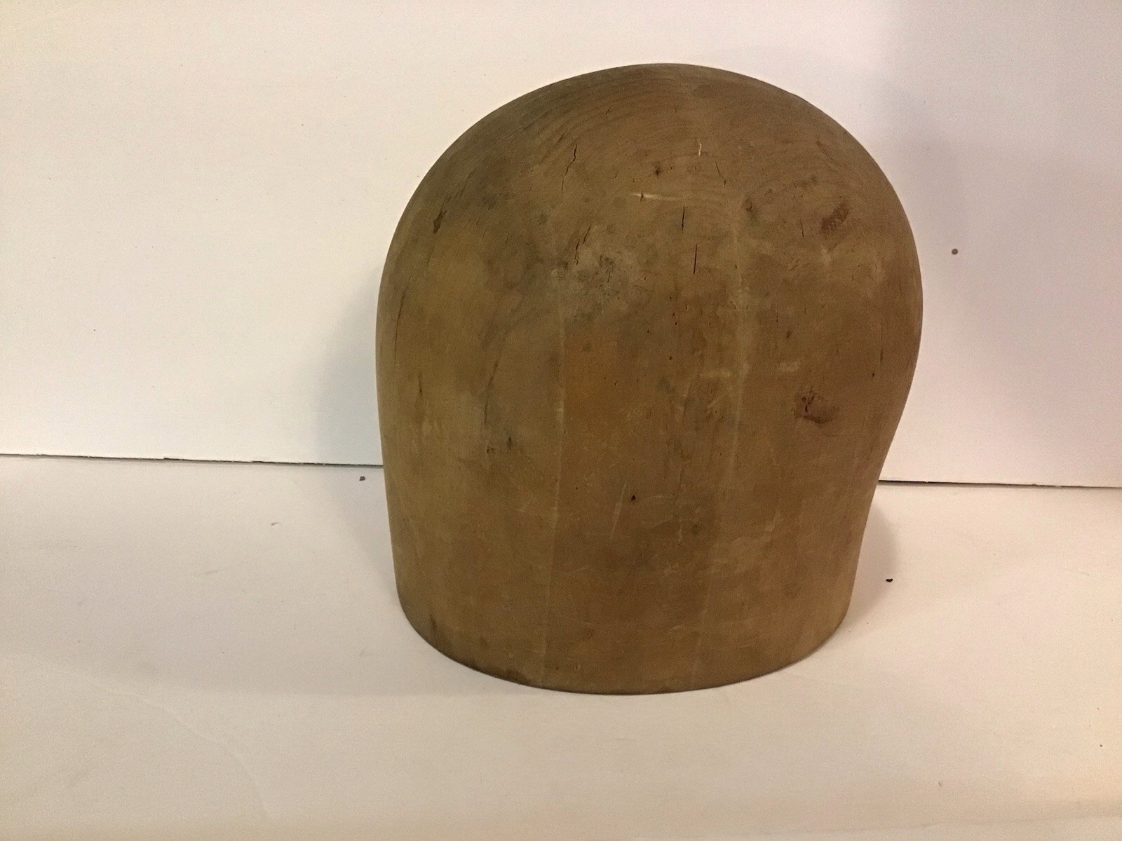 Vintage Millinery Form Solid Wood Hat Block & Display #796 - Size 21 1/2”.