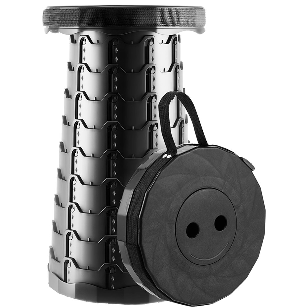 Upgraded Foldable Stool Thickened, Portable Collapsible Stool Retractable Sto...