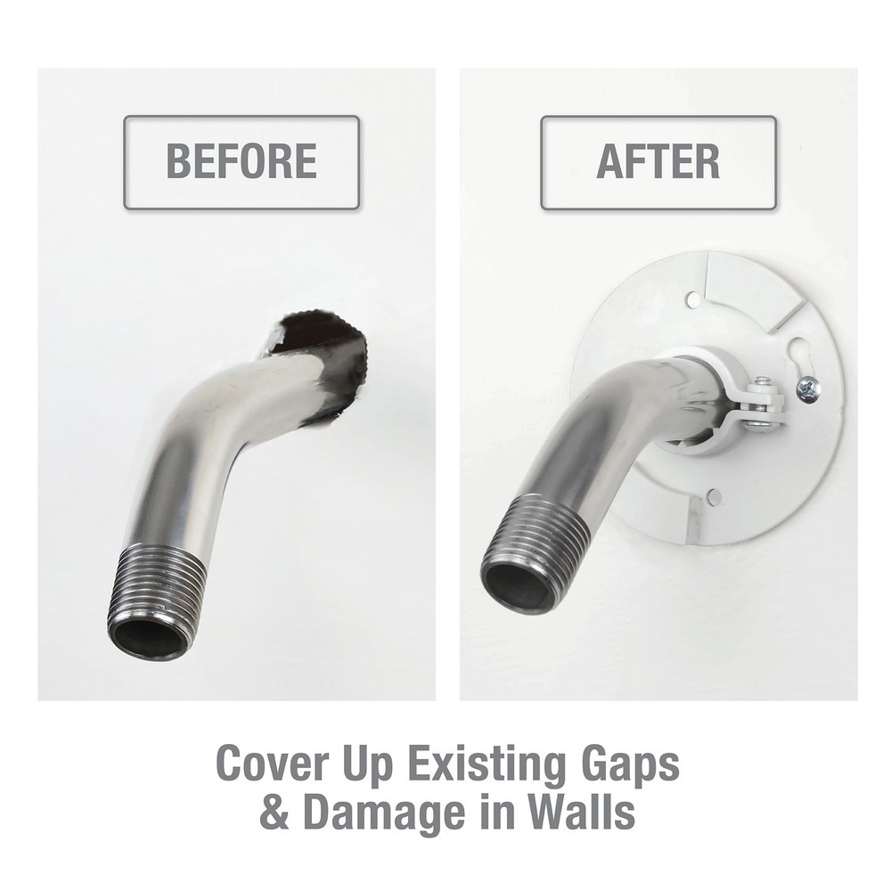 Danco Shower Arm Support Bracket Fixes Wobbly Loose Shower Pipe Easy Install
