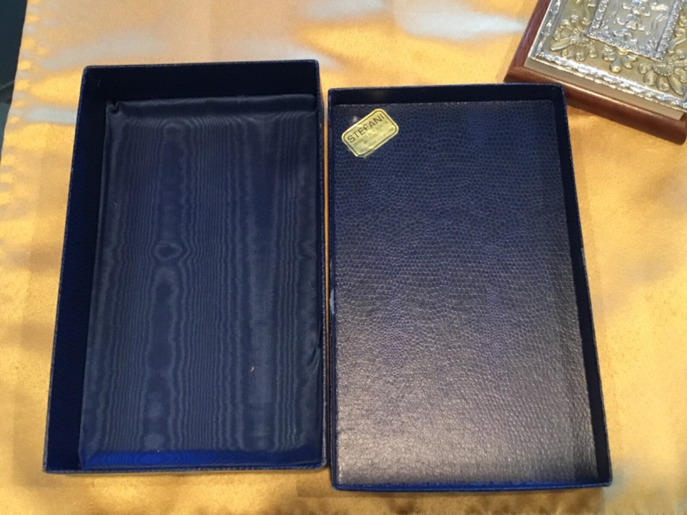 Stefani Bologna Master Silversmith Desk Note Pad~ Signed
