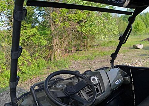 SuperATV Scratch Resistant Full Windshield for Polaris Ranger Fullsize XP 800
