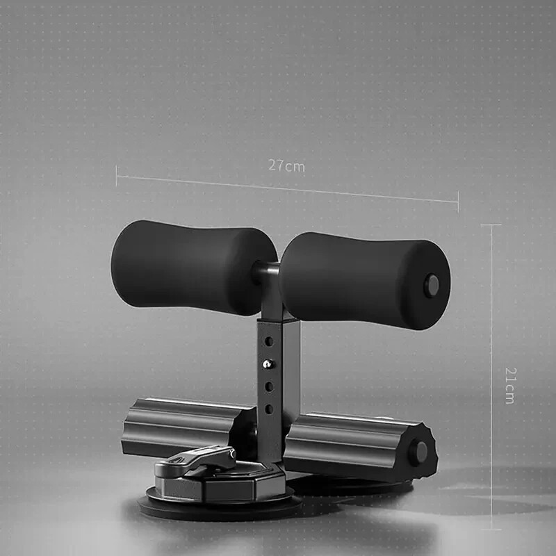 Portable Exercise Adjustable Suction Cup Sit Up Bar Floor Abs Assistant Device