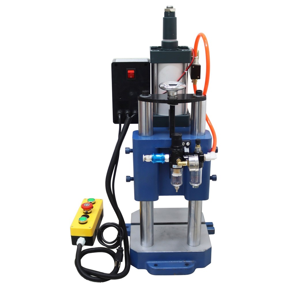 110V 1102lb/500kg Pneumatic Punch Press Machine Adjustable with Controller