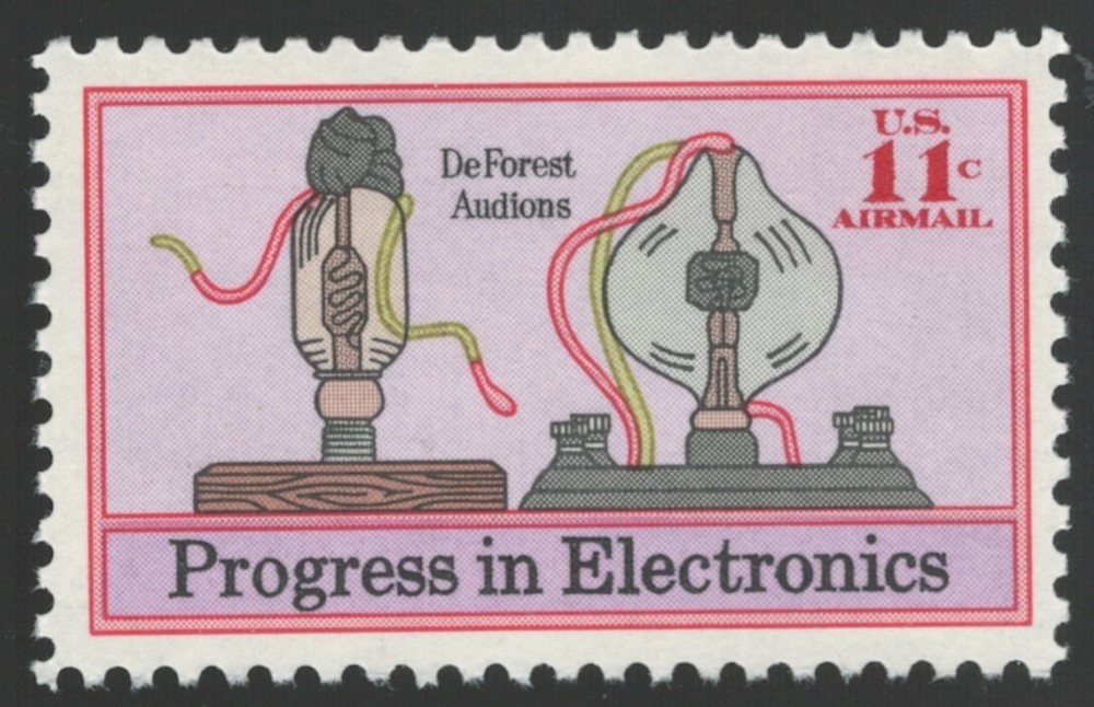 US. C86. 11c. De Forest Audios, Electronics Progress. MNH. 1973