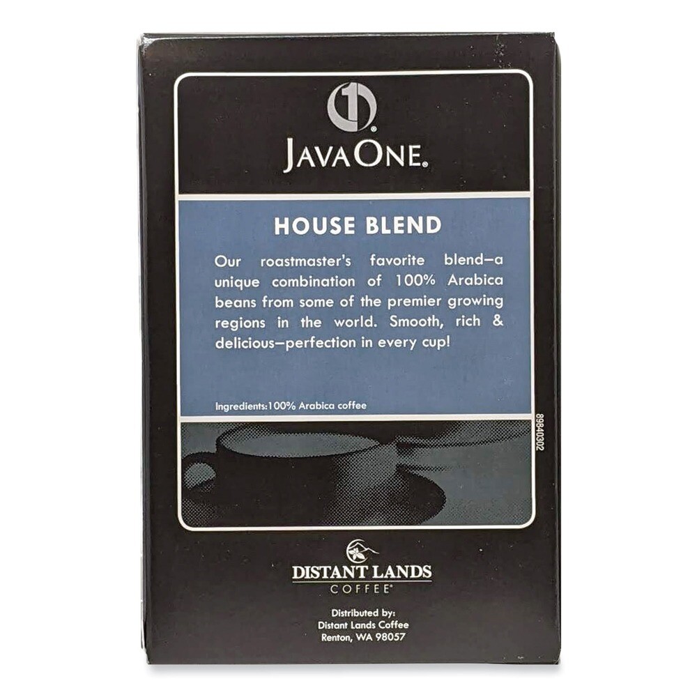 Java One 40300 Single Cup Coffee Pods - House Blend (14/BX) New
