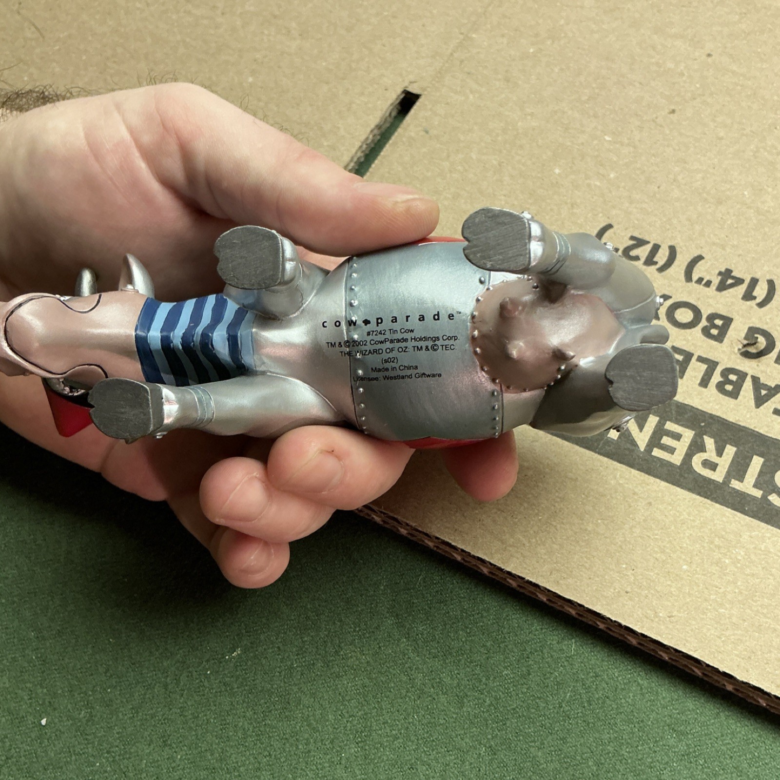 CowParade Wizard of Oz Cow Figurine Set Resin COMPLETE SET 6 1/2 long by 5 tall