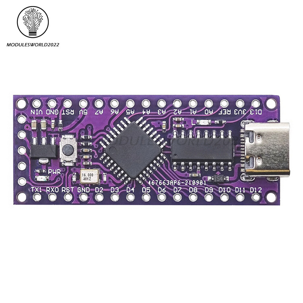 10PCS LGT8F328P LQFP32 MiniEVB Development Board Replace ATMEGA328 Nano V3.0