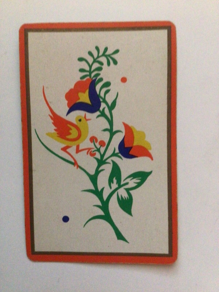 4 Vintage Playing Cards