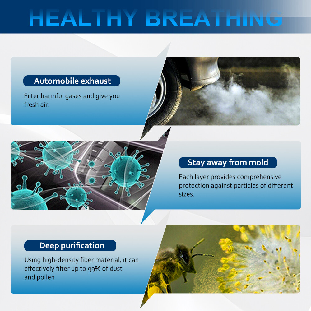 Cabin Air Filter for TOYOTA TACOMA 2005-2023 2.7L 3.5L 4.0L SR SR5 Limited