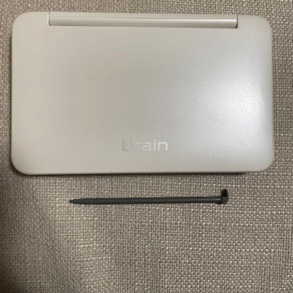 Sharp Brain PW-SH6 Electronic Dictionary Japanese w/Case Cable Tested Working