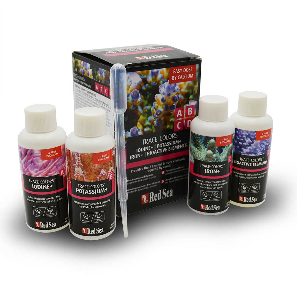 Trace Colors ABCD 4-Pack Supplements (4 @ 100ml) - Red Sea