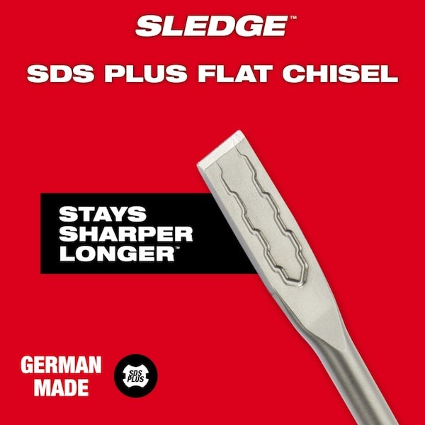 Milwaukee Tool 48-62-6052 Sds-Plus Sledge 3/4" X 10" Flat Chisel