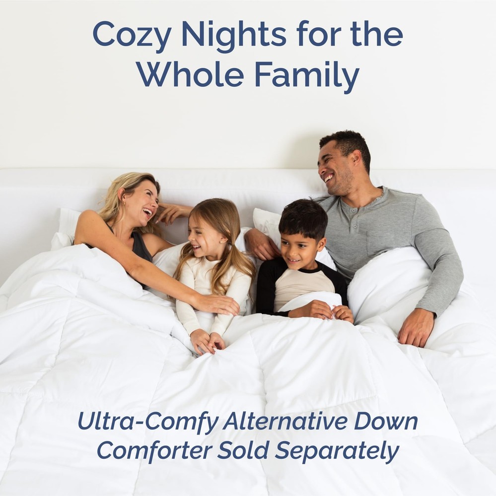 Striped Sheets - Blue & White Striped Sheets - 1 Flat & 1 Fitted & 2 Pillowca...