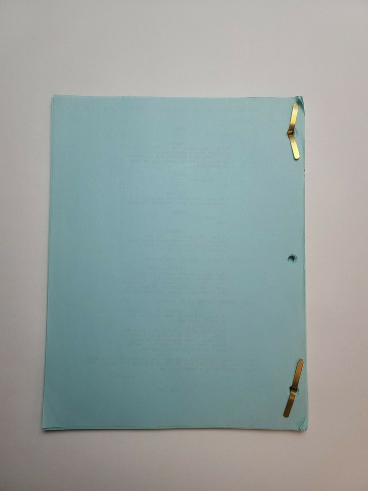 THE PRACTICE / Lukas Reiter, 2001 TV Script, Dylan McDermott "Liar's Poker"