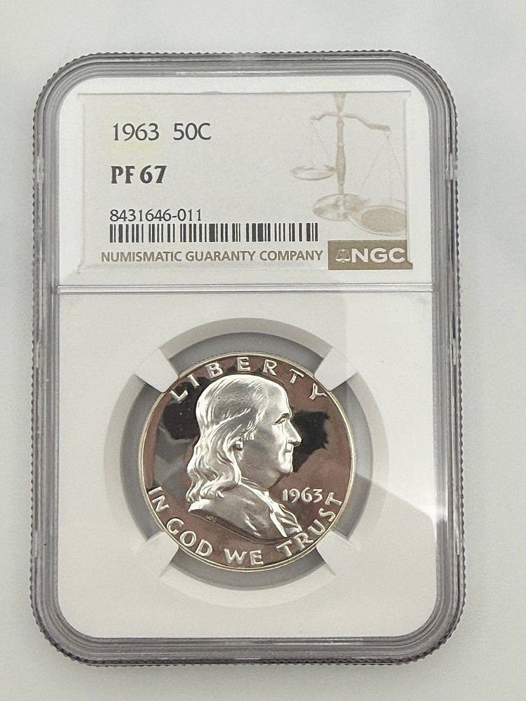 1963 Proof Franklin Half Dollar NGC PF67