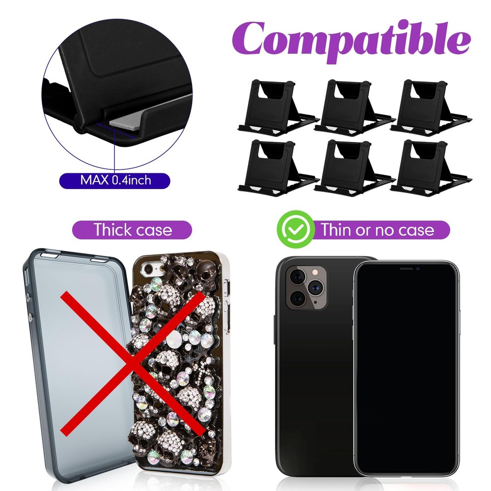 36 PCS Cell Phone Stand Bulk Foldable Tablet Mobile Adjustable Multi Angle