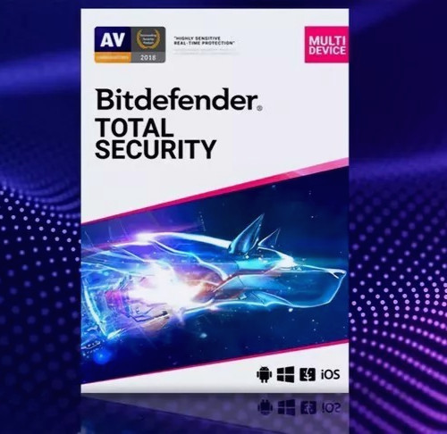 Bitdefender Total Security 5 Devices 3 Years | VPN + Latest Version