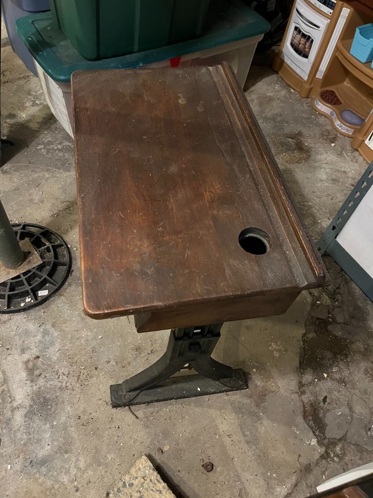 Antique 1900's School Desk