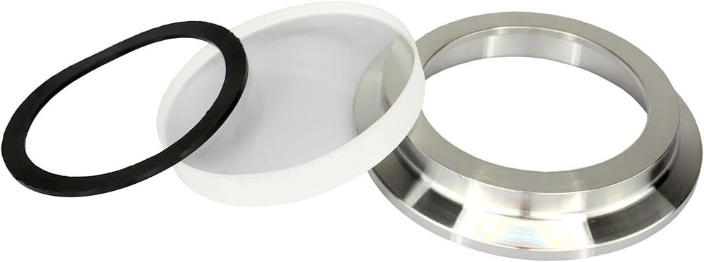 Borosilicate Flat Tri-Clamp End Cap Sight Glasses For Extractor Lids