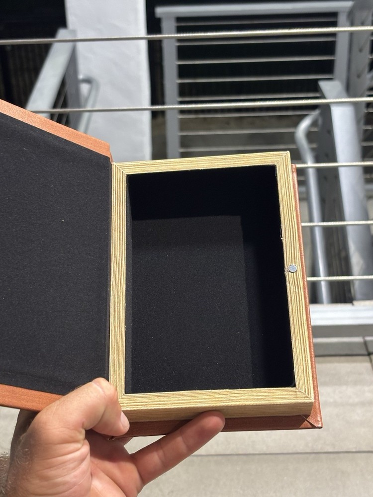 FALSE INSIDE STASH ENGINE PARTS BOOK Hide Away