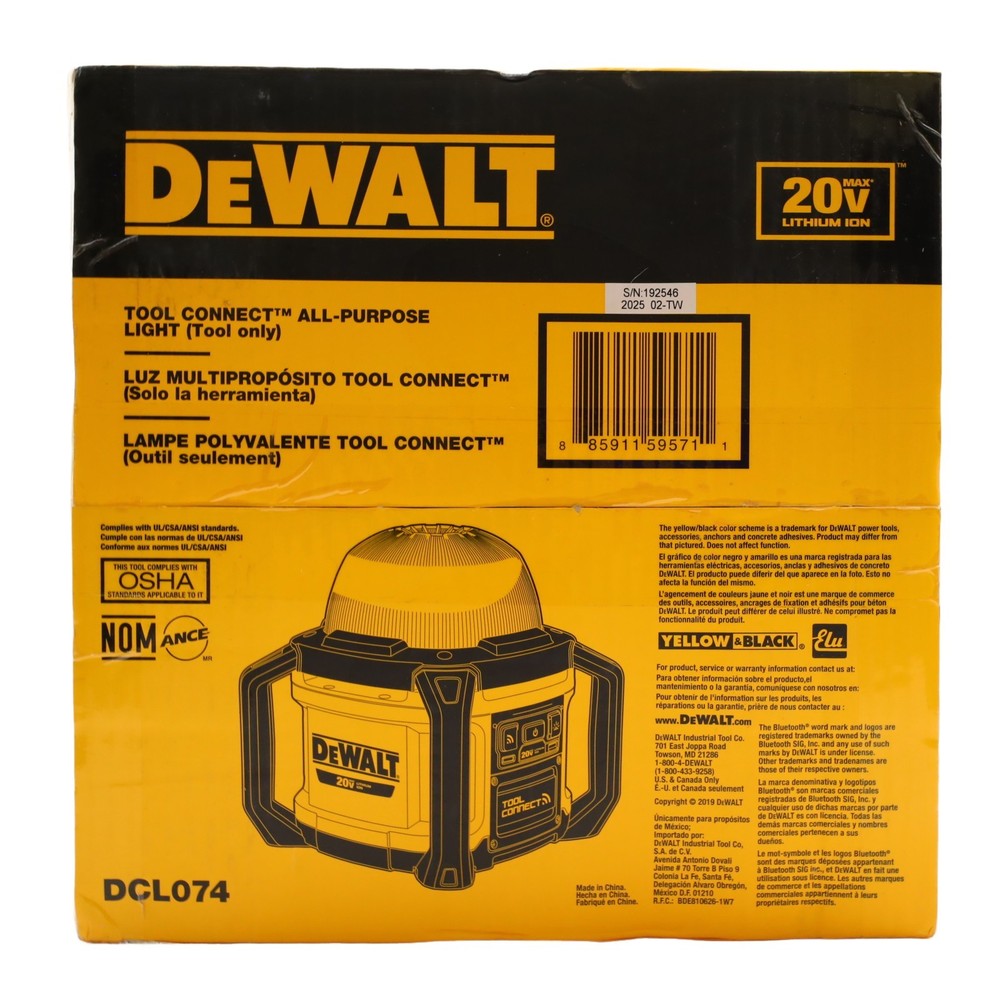 DeWalt DCL074 20V All Purpose Cordless Work Light