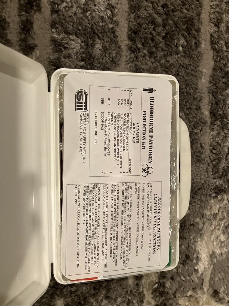 Bloodborne Pathogen Protection Kit (New