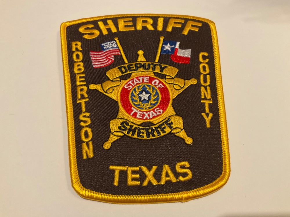 Full Color Robertson County Sheriff  State Texas TX