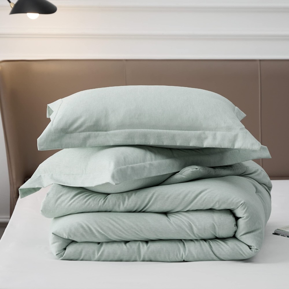 Bedsure King Size Comforter Set - Sage Green King Comforter Set, Soft Bedding...