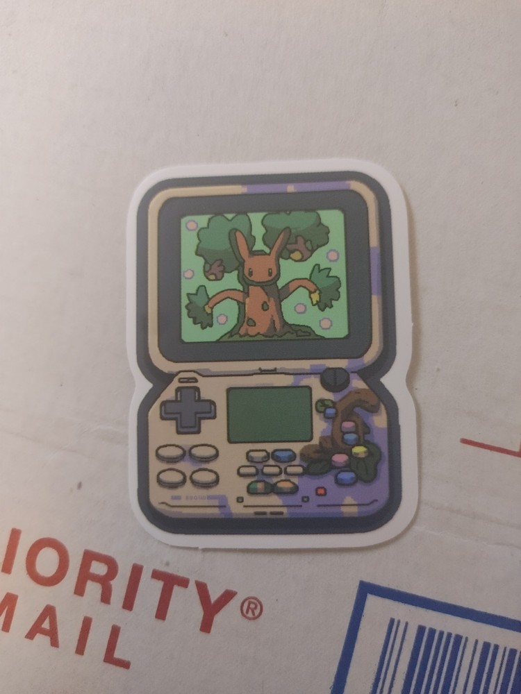 Pokemon Handheld Gaming Console Decal Sticker