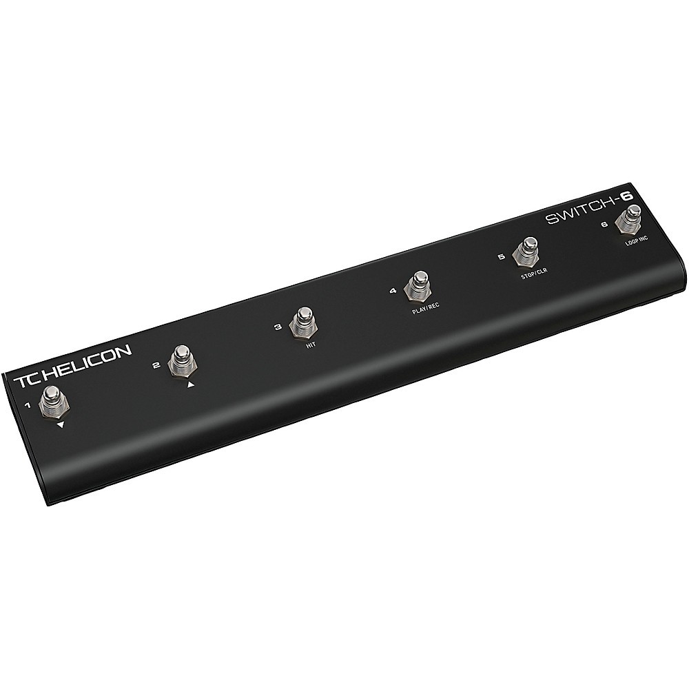 TC Helicon SWITCH-6 6-Button Footswitch Black