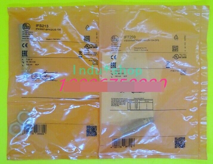 IFS213 Inductive Sensor Threaded Type 10...30 DC PNP New