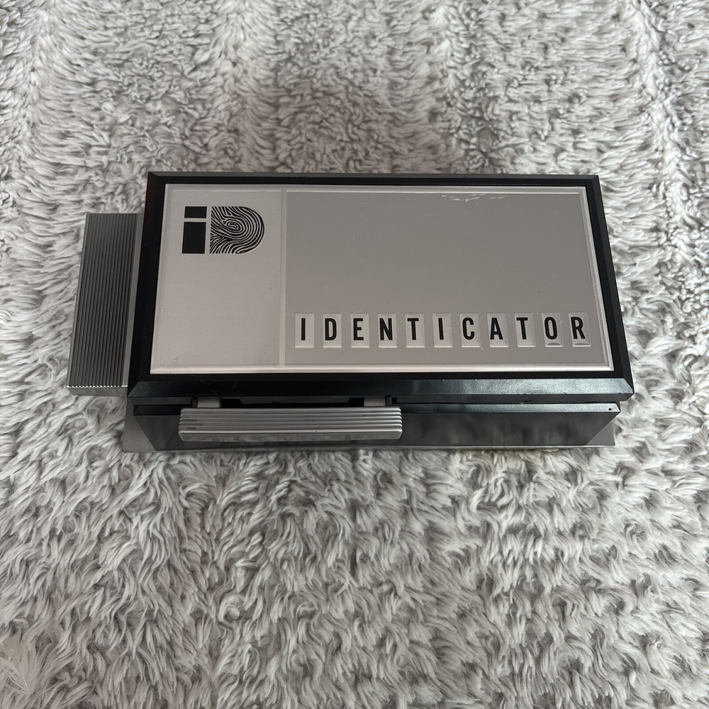 Vintage 1973 IDENTICATOR Fingerprint Machine Model FP-815