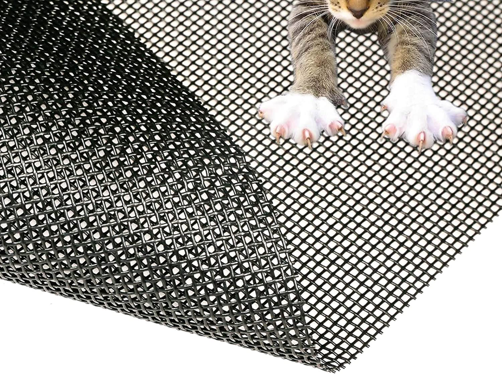 Pet Proof Window Screen Replacement - 60" x 100" Charcoal Mesh, Tooltriz