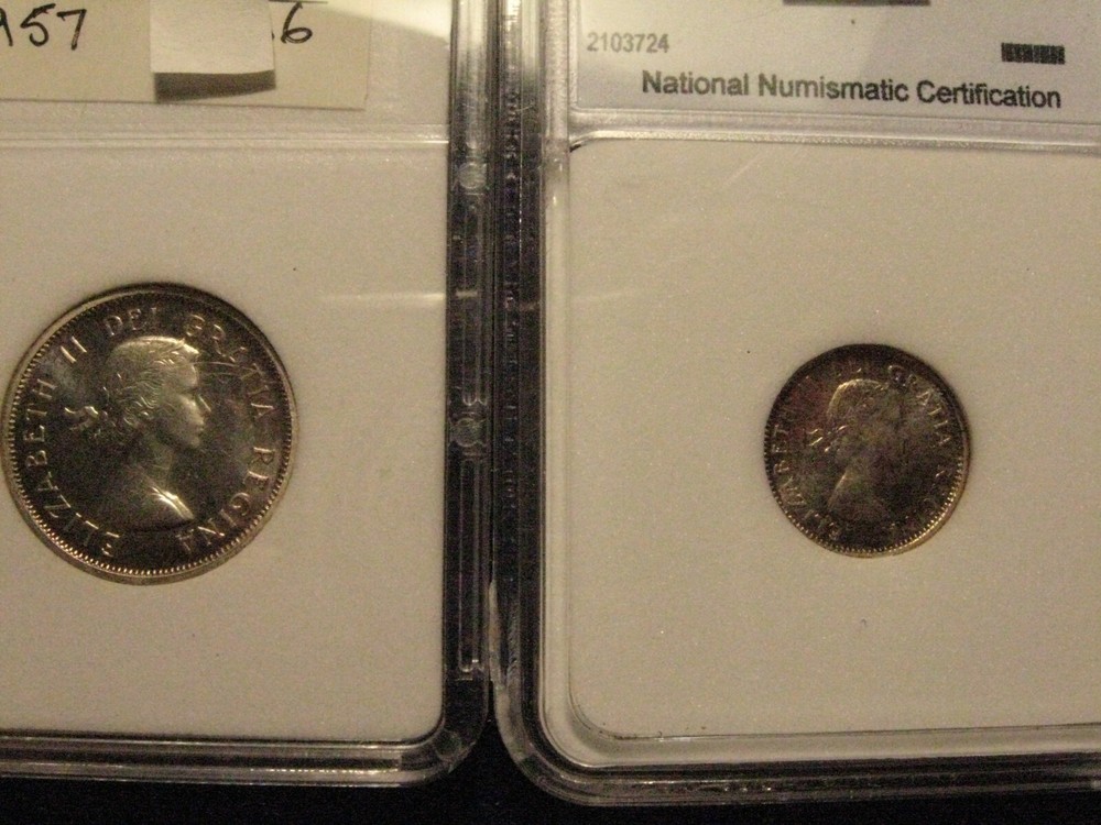 1957 Canada coin set