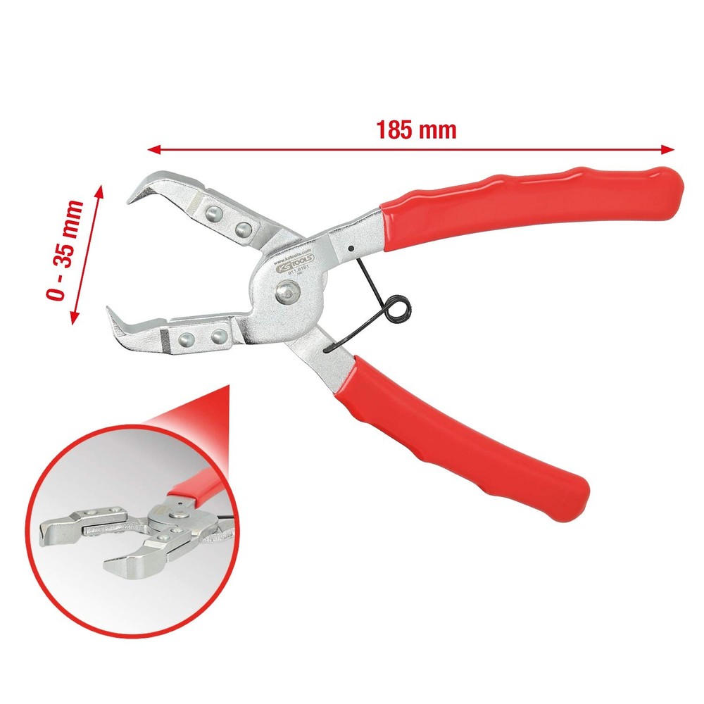 KS TOOLS Clip Pliers, Straight