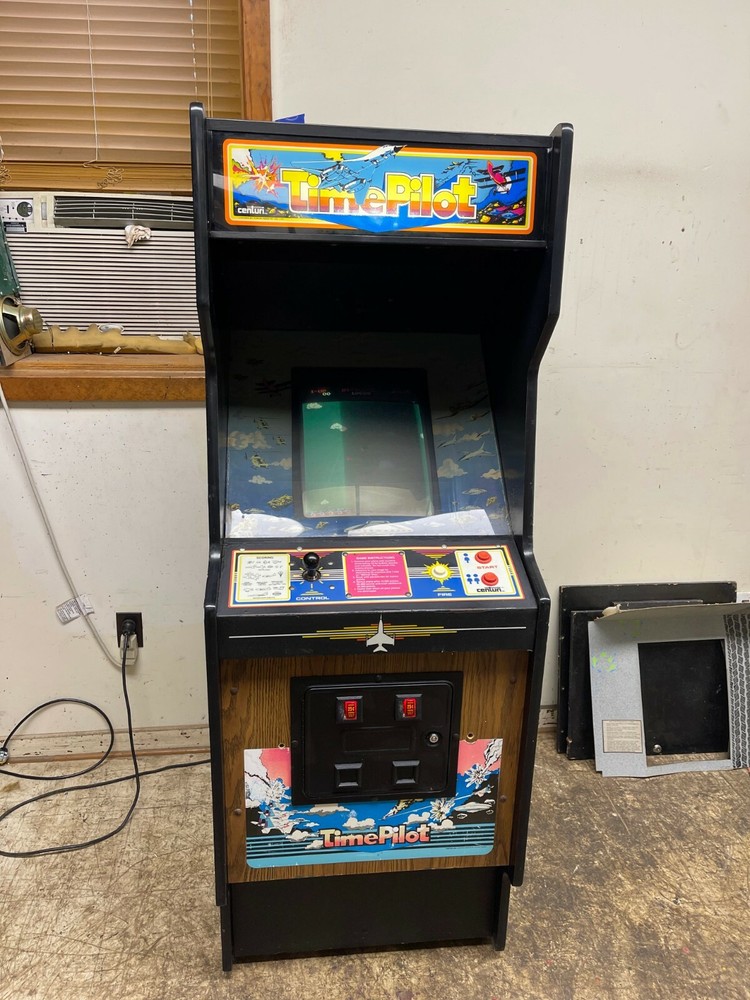 1982 Centuri TIME PILOT dedicated Video Arcade Game - FREE SHIPPING