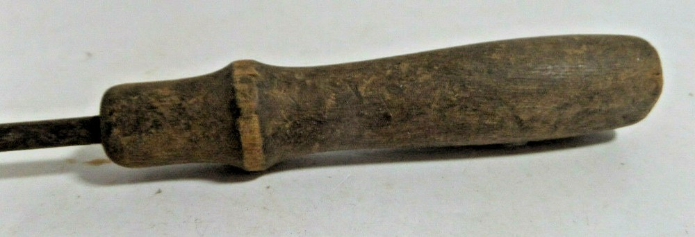 small soldering iron wood handle vintage