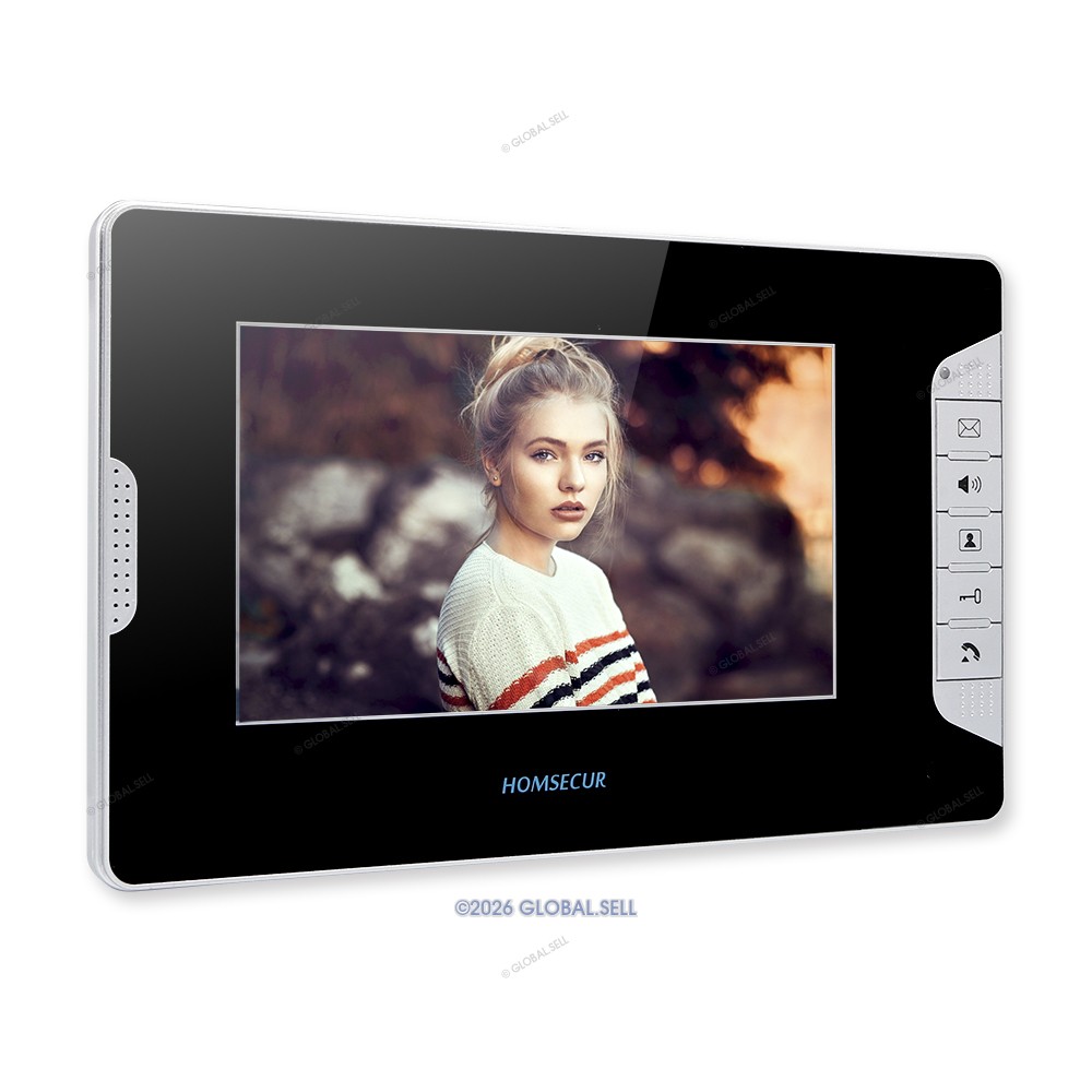 7inch Hands-free Video Door Entry Security Intercom with Keyfobs Password Keypad